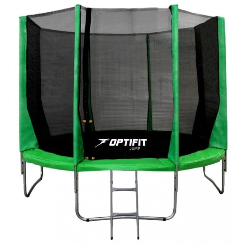 Батут OPTIFIT Jump 14FT - зеленый (14 футов)
