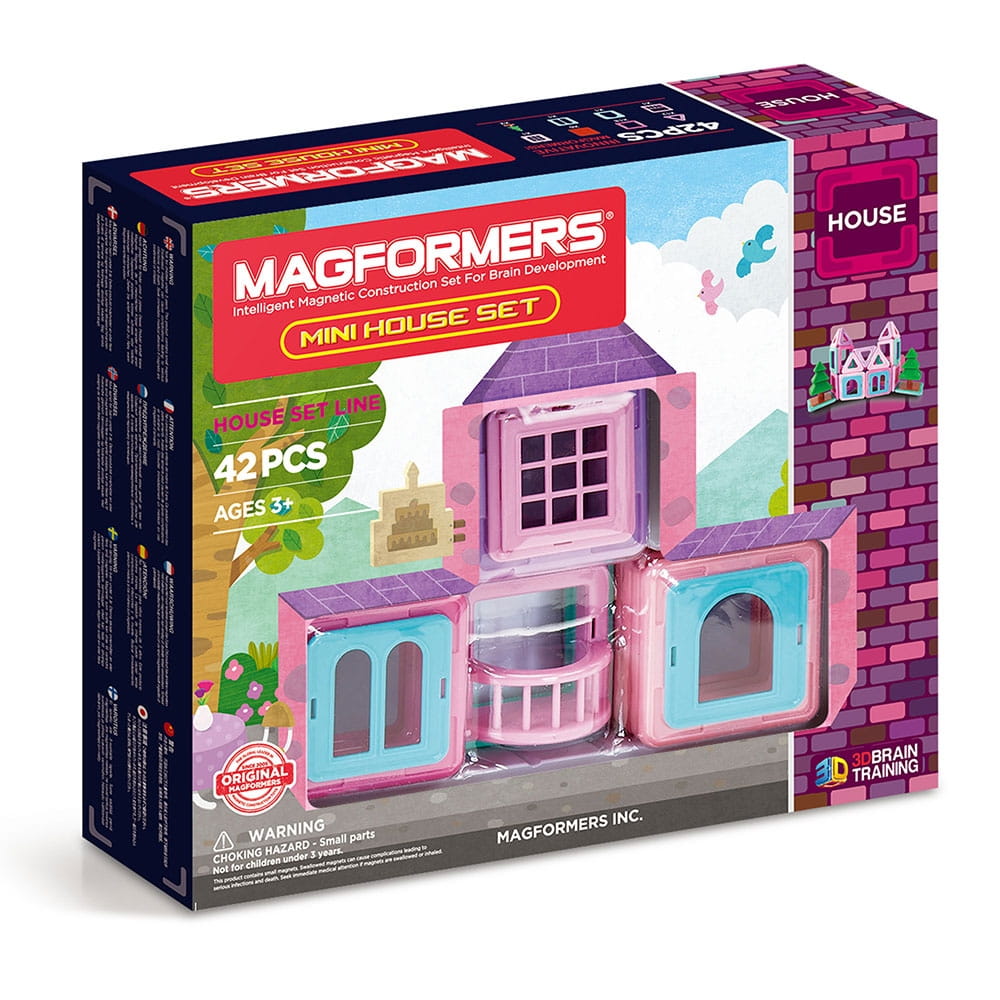 Магнитный конструктор MAGFORMERS Mini House Set (42 детали)