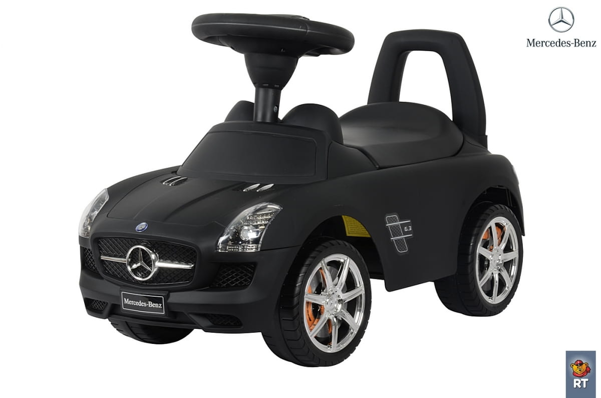 Каталка-автомобиль RT Mercedes-Benz - черная матовая