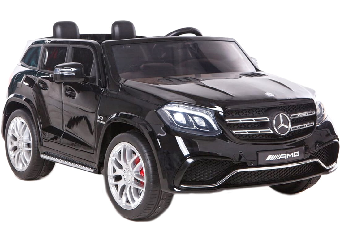 Двухместный электромобиль River Toys Mercedes-Benz GLS63 4WD (полный привод) - черный