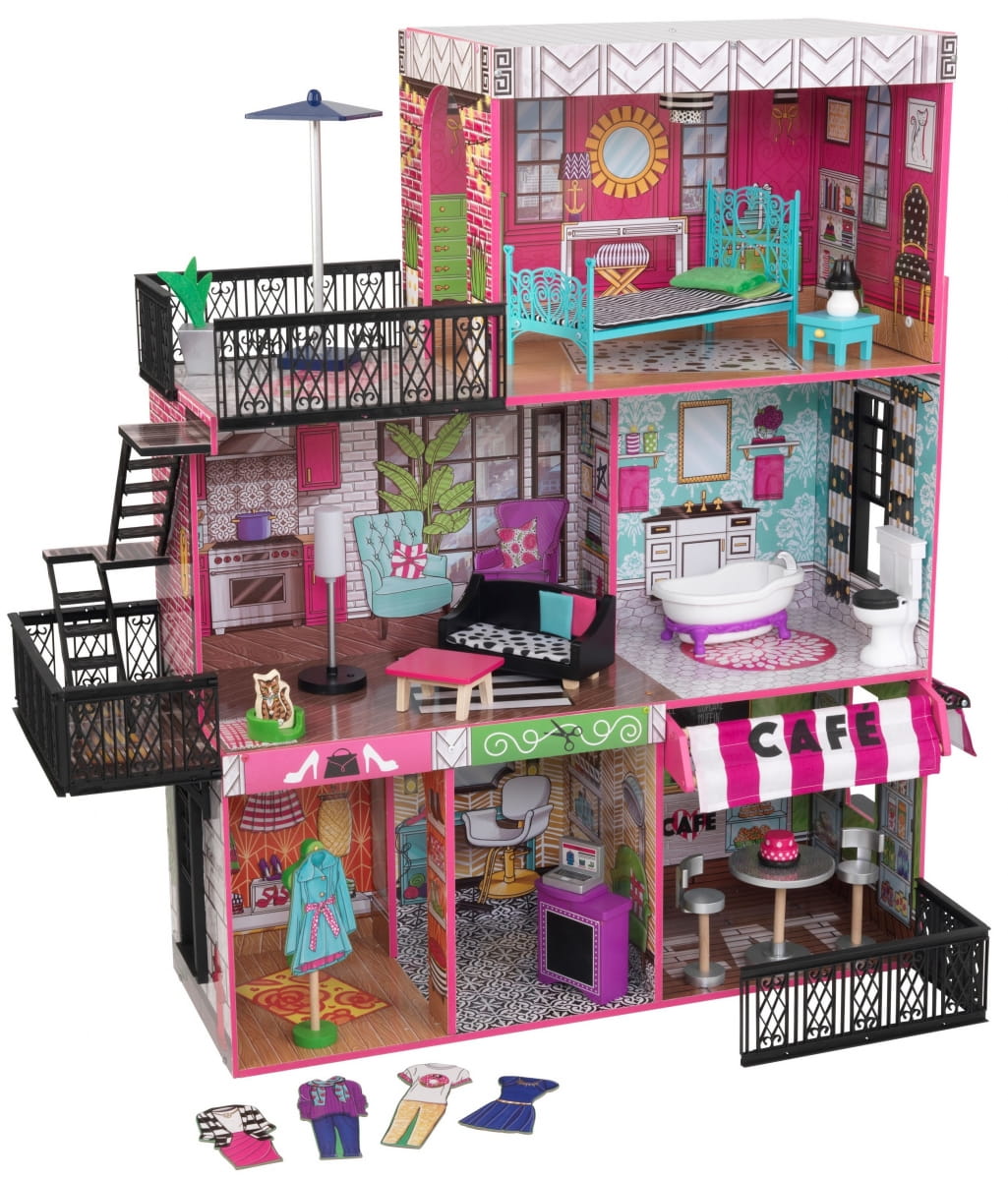 Кукольный домик с мебелью KIDKRAFT Бруклинский Лофт