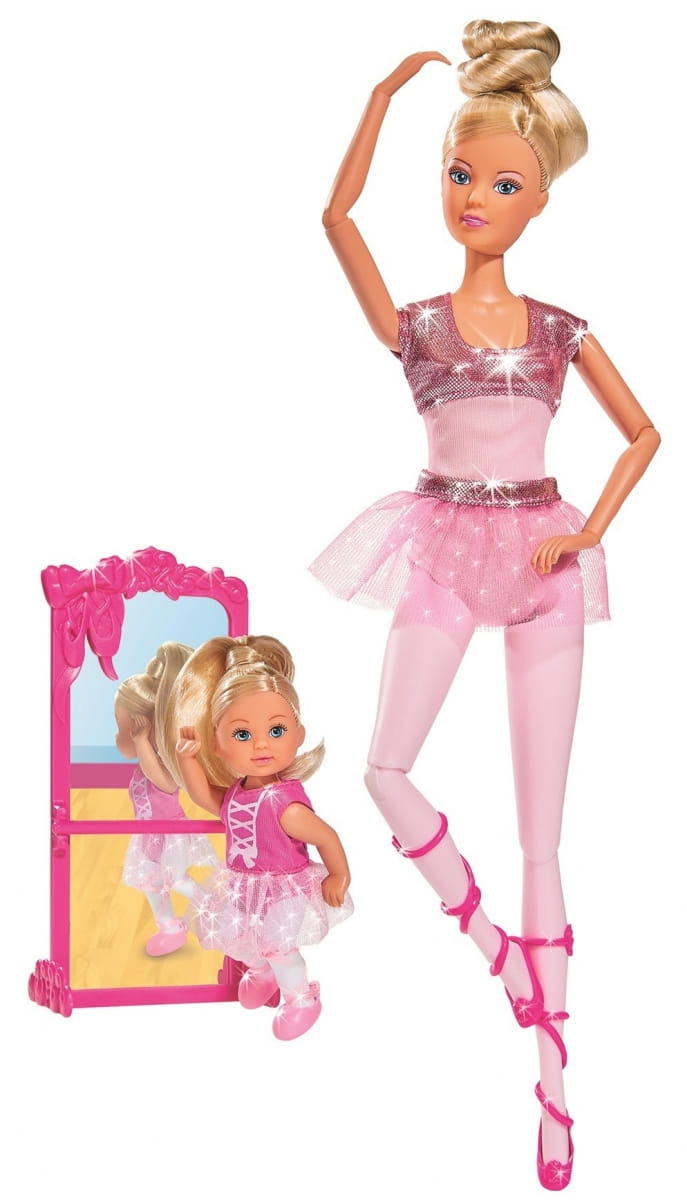 Кукла STEFFI Штеффи и кукла Evi Еви Школа балета (Simba)