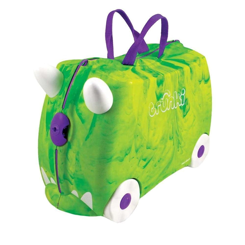 Детский чемоданчик TRUNKI Зеленый динозавр