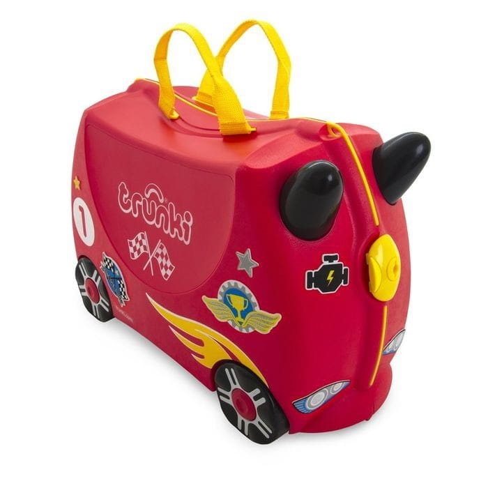 Детский чемоданчик TRUNKI Гоночная машинка Рокко