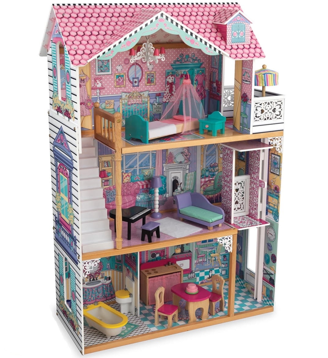 Кукольный домик с мебелью KIDKRAFT Аннабель (в подарочной упаковке)