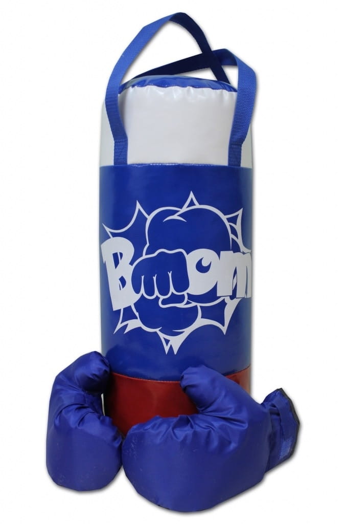Набор для бокса BELON Груша и перчатки Boom (триколор)