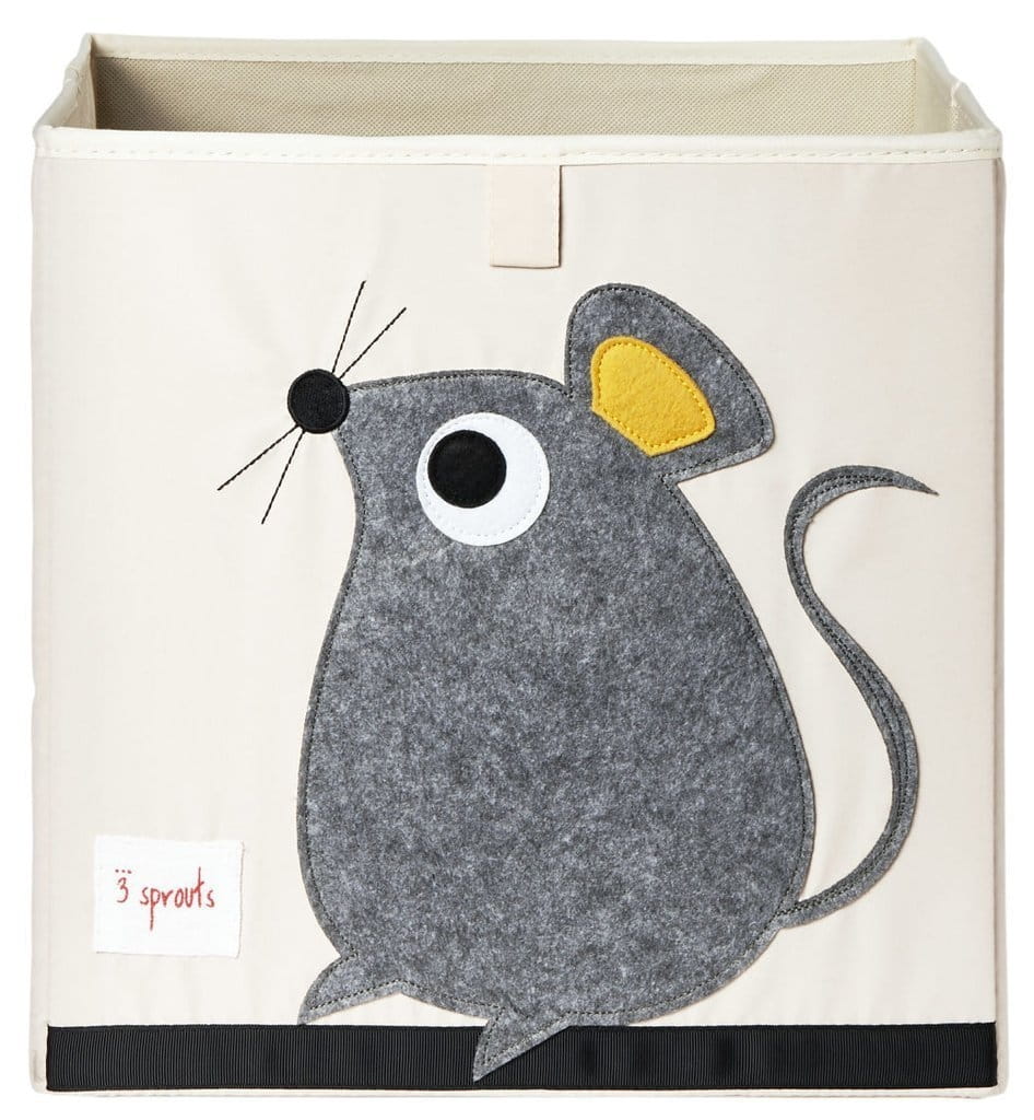 Коробка для игрушек 3 SPROUTS Серая мышка Gray Mouse