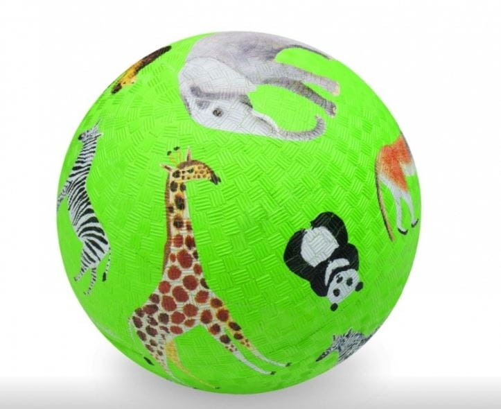 Мяч CROCODILE CREEK Дикие животные - зеленый (18 см)