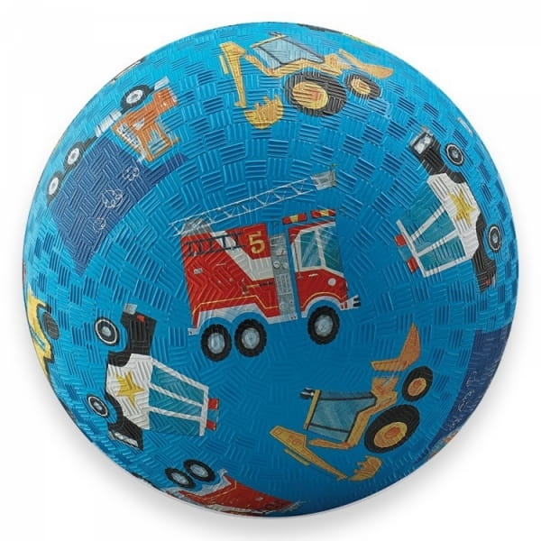 Мяч CROCODILE CREEK Машинки - синий (18 см)