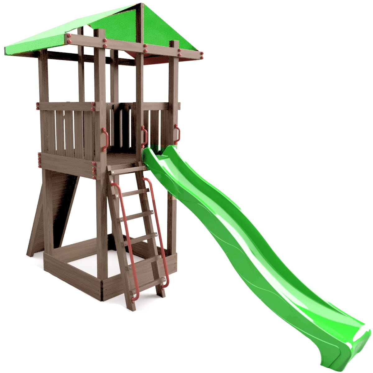 Игровой комплекс LITTLE PANDA Непоседа 1 - 120 см (зеленый)