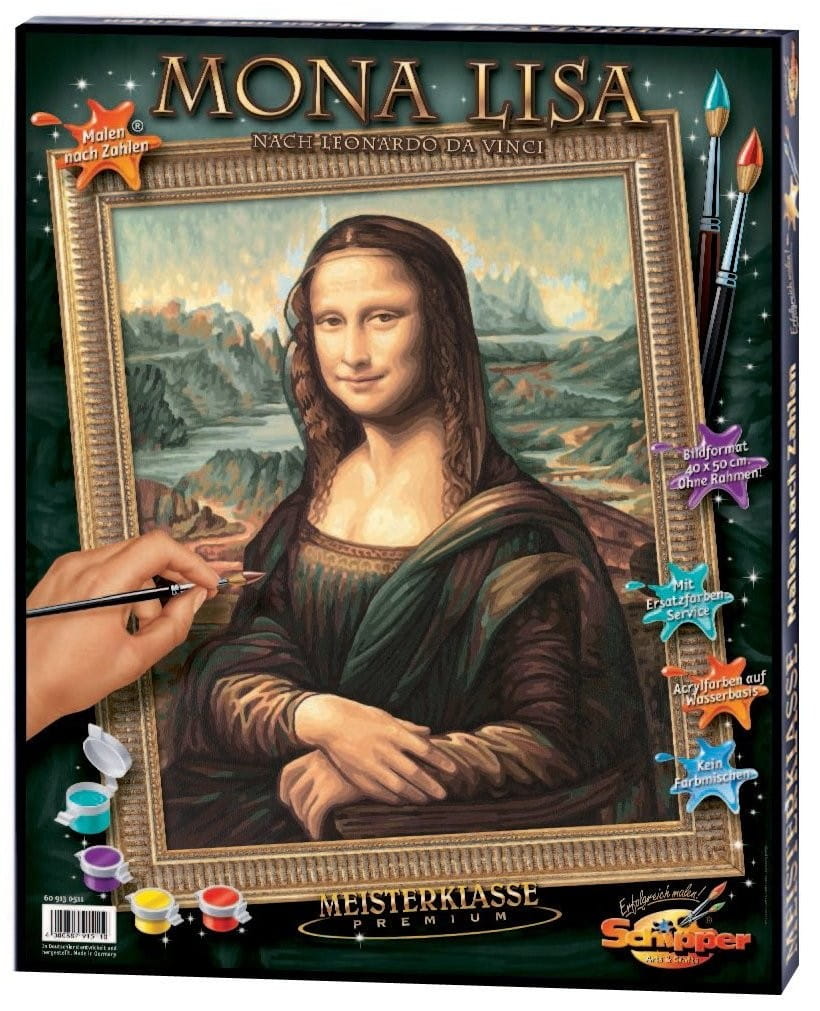 Раскраска по номерам SCHIPPER Мона Лиза