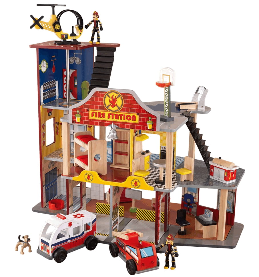 Игровой набор для мальчиков KIDKRAFT Пожарно-спасательная станция