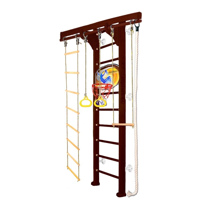    Kampfer Wooden Ladder Wall Basketball Shield 5 , 