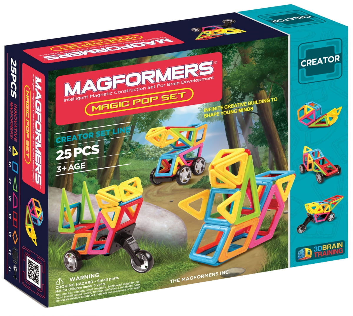 Магнитный конструктор MAGFORMERS Magic Pop (25 деталей)