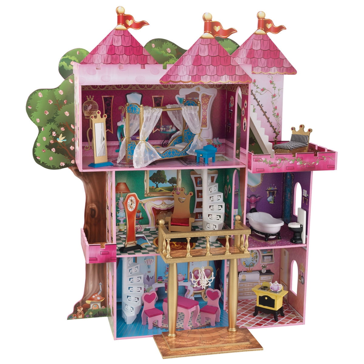 Кукольный домик с мебелью Kidkraft Книга сказок